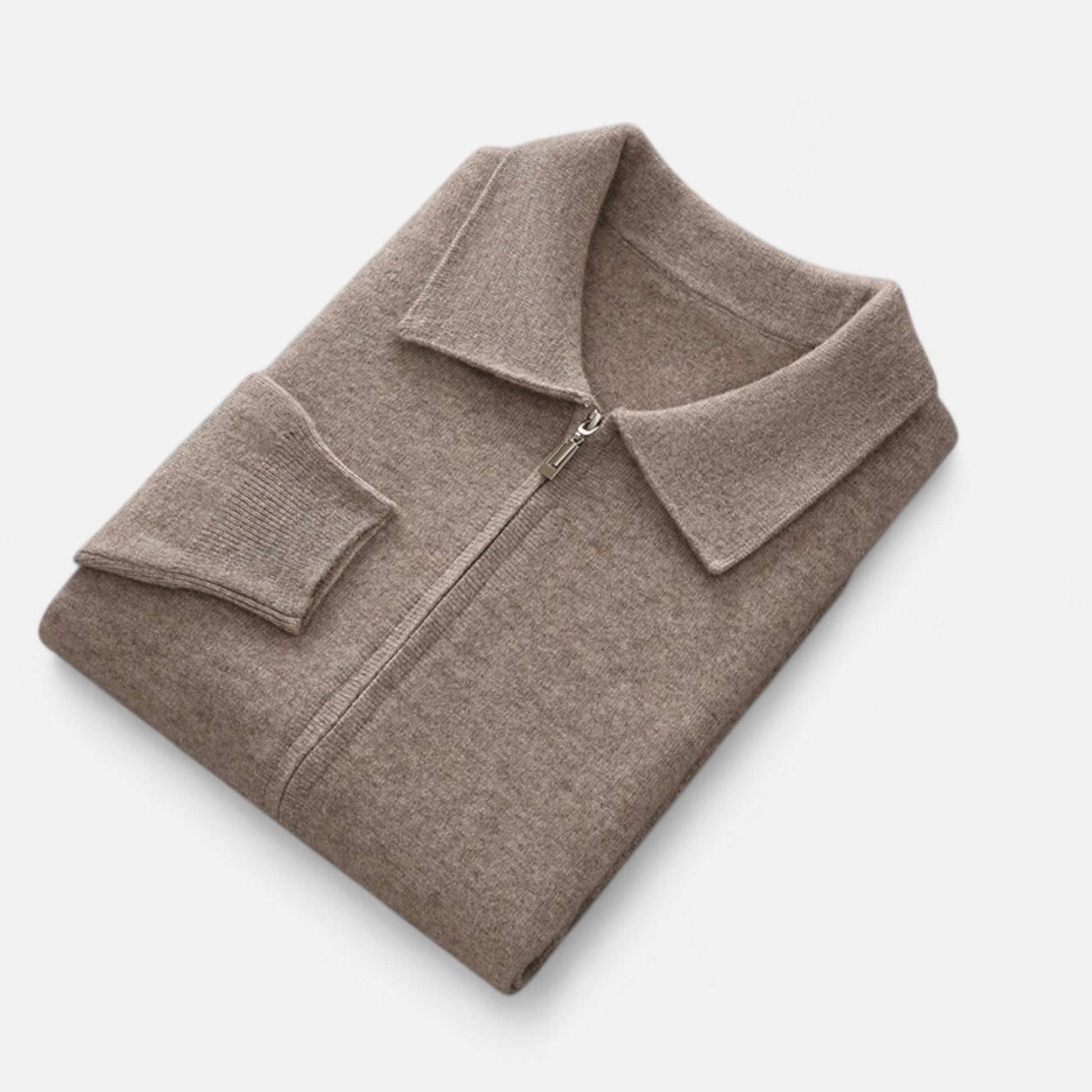 Maison Dresson | Herren-Business-Pullover aus Wolle und Kaschmir mit Reißverschluss 3