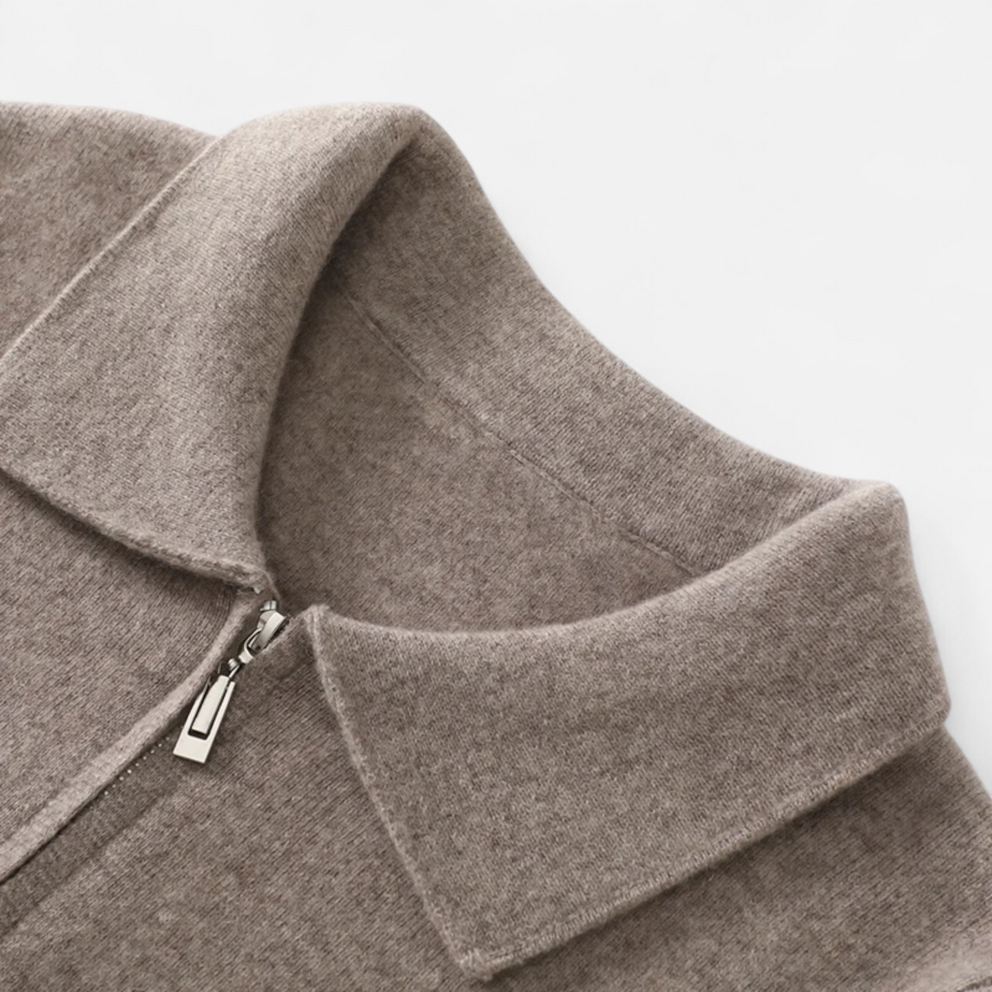 Maison Dresson | Herren-Business-Pullover aus Wolle und Kaschmir mit Reißverschluss 4