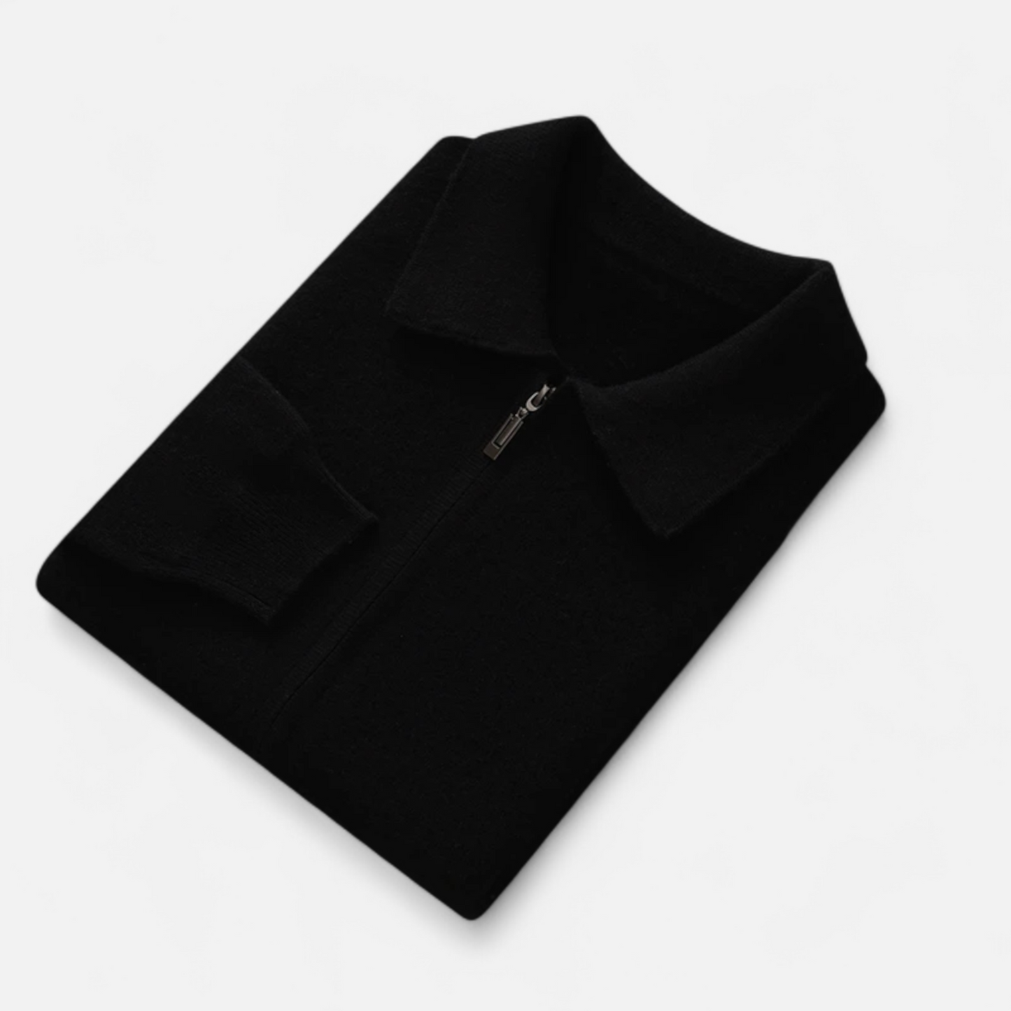 Maison Dresson | Herren-Business-Pullover aus Wolle und Kaschmir mit Reißverschluss 6