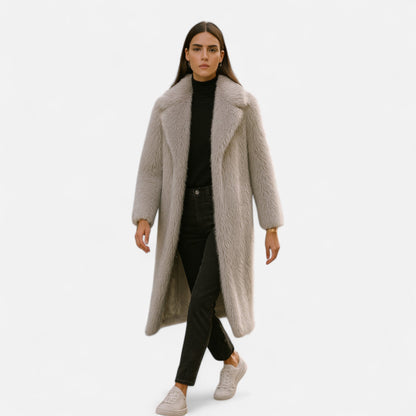 Maison Dresson | Langer Kunstpelzmantel für Damen 1