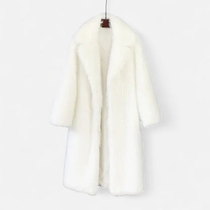 Maison Dresson | Langer Kunstpelzmantel für Damen 6