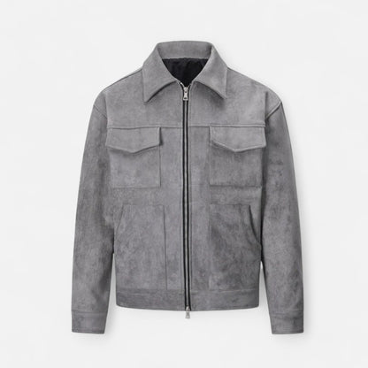 Maison Dresson | Locker geschnittene Wildlederjacke für Herren 0