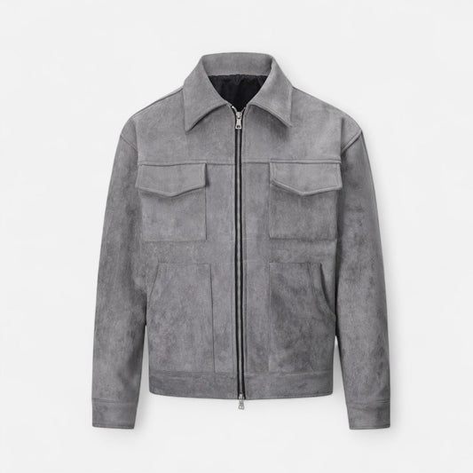 Maison Dresson | Locker geschnittene Wildlederjacke für Herren 0