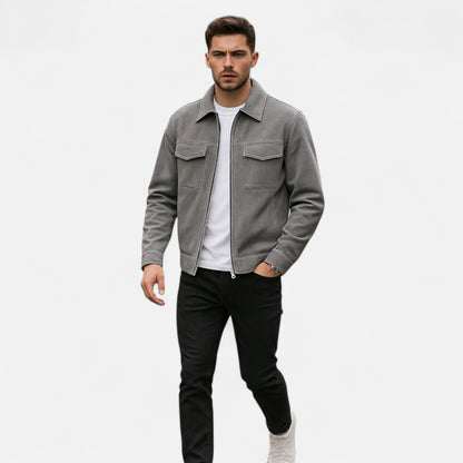 Maison Dresson | Locker geschnittene Wildlederjacke für Herren 1