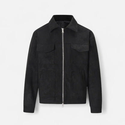 Maison Dresson | Locker geschnittene Wildlederjacke für Herren 4