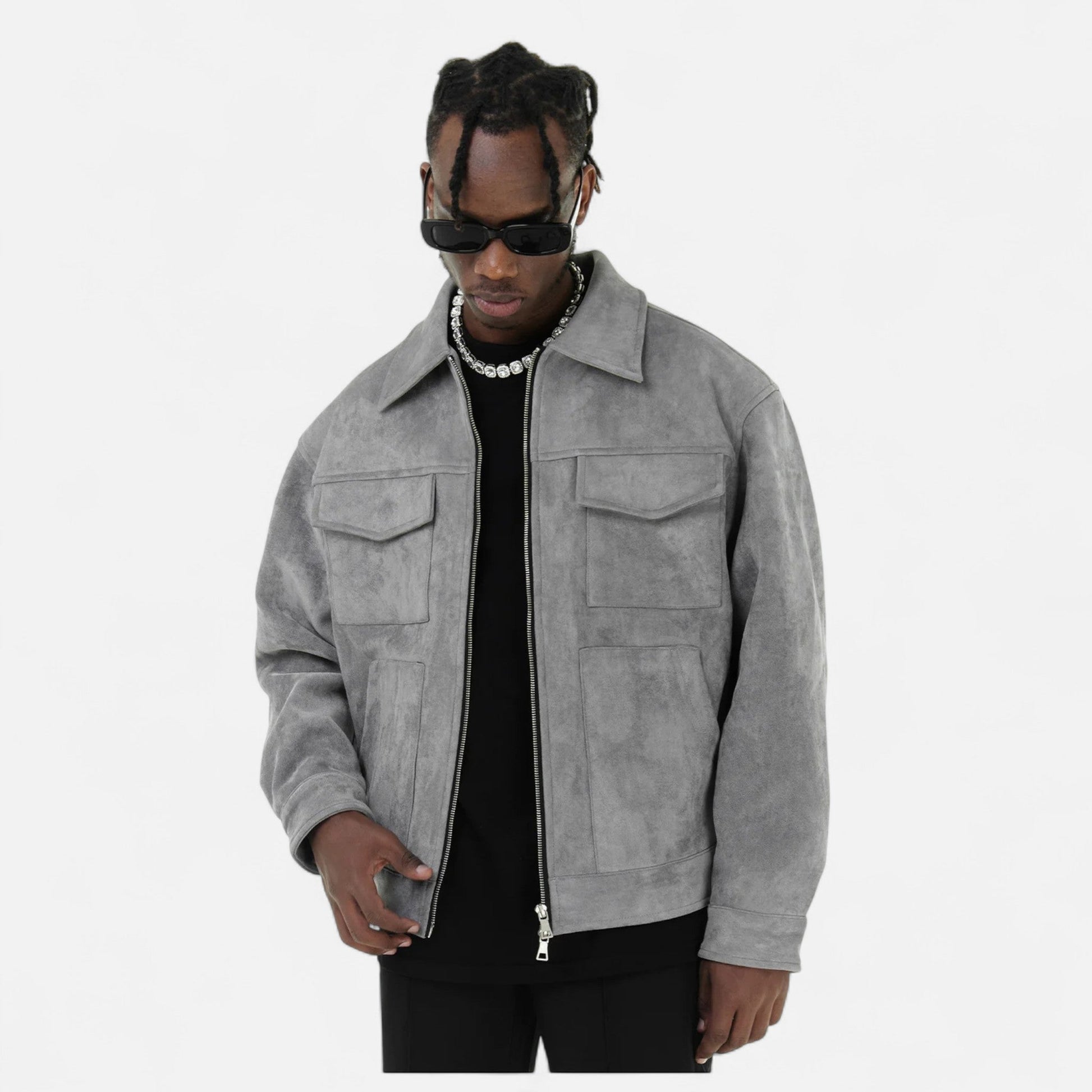 Maison Dresson | Locker geschnittene Wildlederjacke für Herren 5
