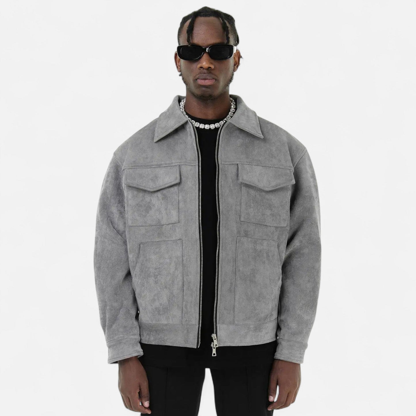 Maison Dresson | Locker geschnittene Wildlederjacke für Herren 6