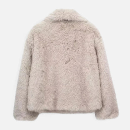 Maison Dresson | Plüsch-Wintermantel aus Kunstpelz für Damen 6