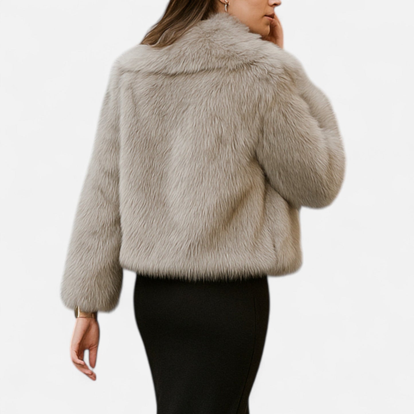 Maison Dresson | Plüsch-Wintermantel aus Kunstpelz für Damen 8