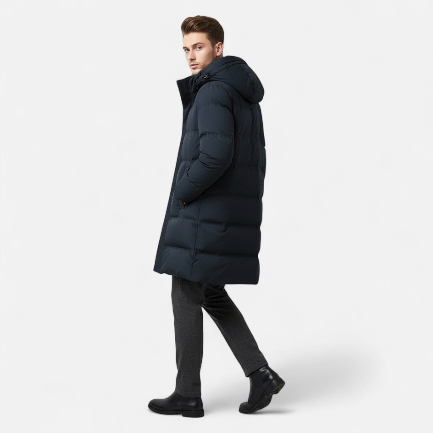 Maison Dresson | Premium-Winter-Daunenparka für Herren – Isolierte Eleganz mit Kapuze 2