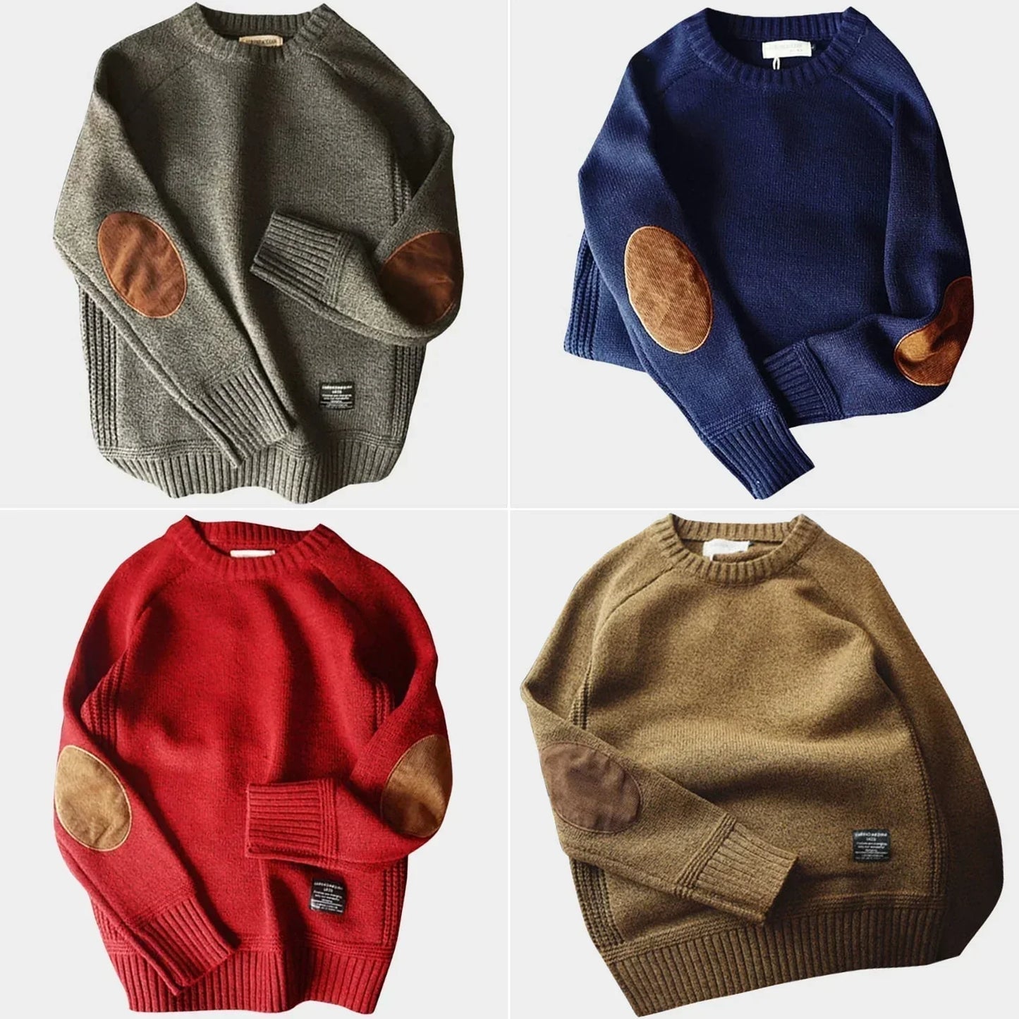 Herren Pullover Klassisch Warm Bequem