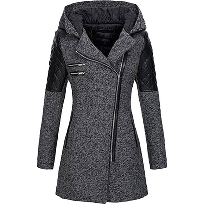 Damen Winterjacke Warm Verstellbar Komfortabel
