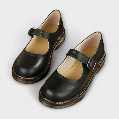 Flache Schuhe für Frauen mit Schnalle Damen Schuhe Comfort