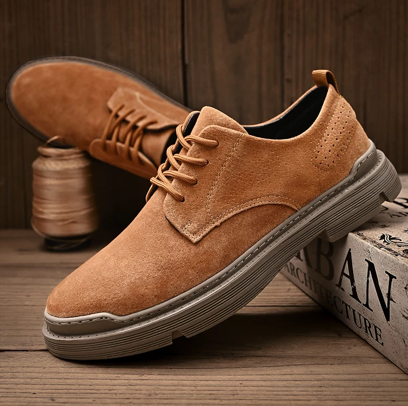 Herren Wildleder Schuhe Elegante Premium Qualität