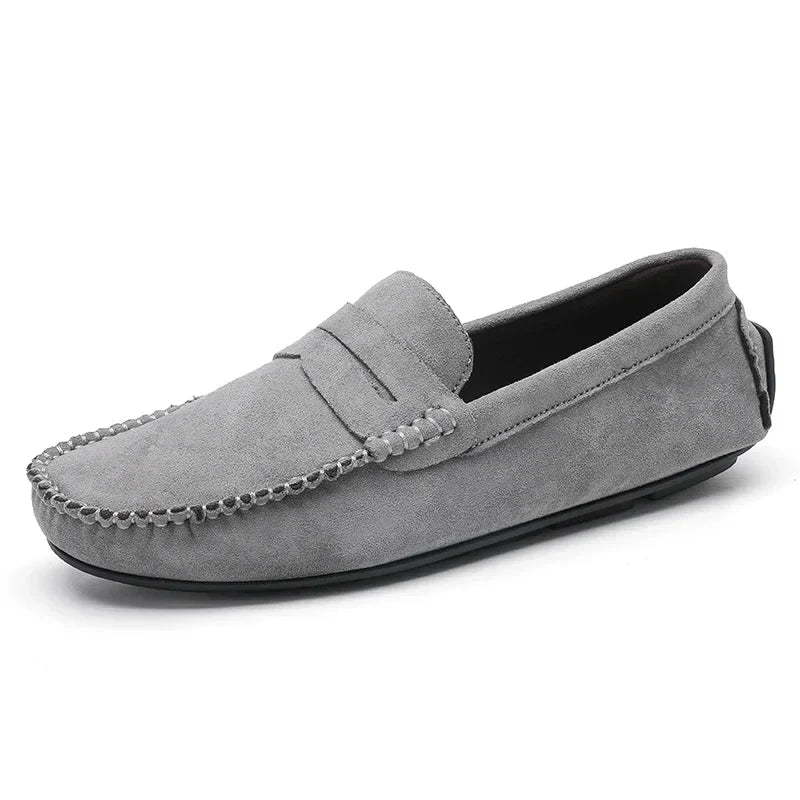 Herren Wildleder Slipper Luxus Echtleder Komfort - BerlinGlamour