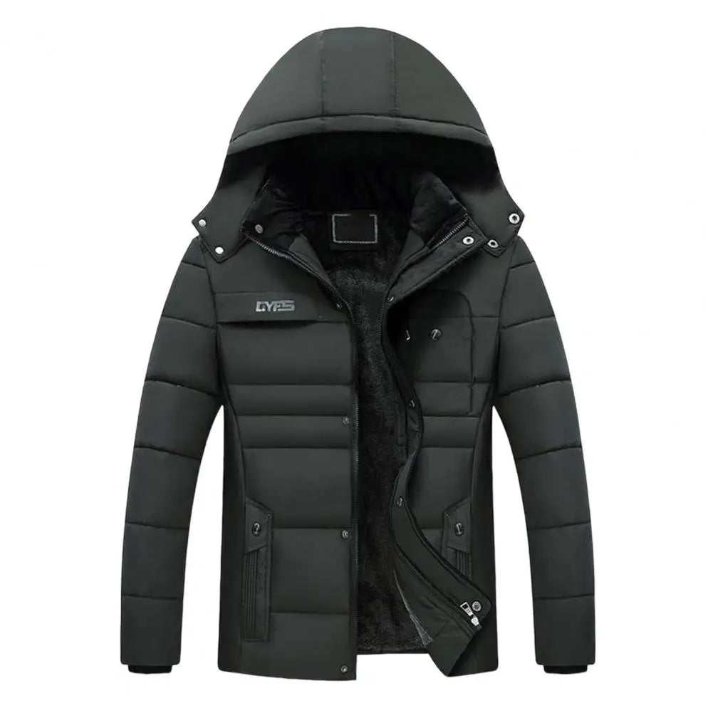 Herren Winterjacke Warm mit Kapuze