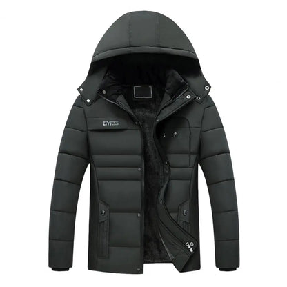 Herren Winterjacke Warm mit Kapuze