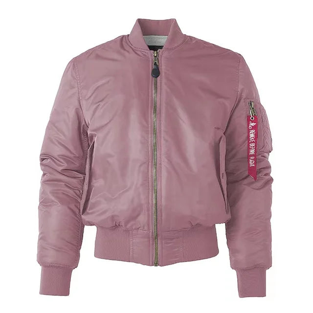 Hochwertige Azemar Bomberjacke mit Reißverschluss für Damen und Herren