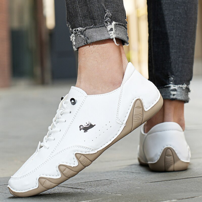 Unisex Lederschuhe Bequem Barfusschuhe - BerlinGlamour