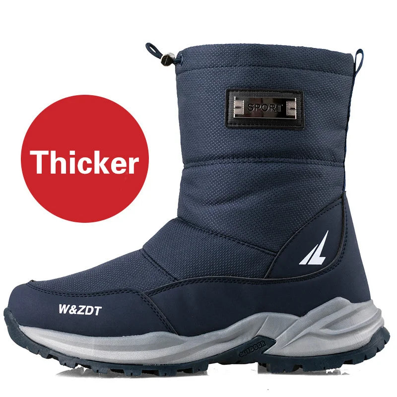 Wasserdichte Winterstiefel Herren Rutschfest Warm