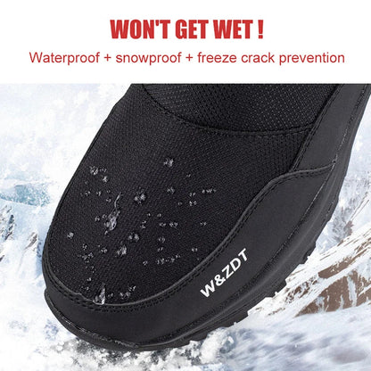 Wasserdichte Winterstiefel Herren Rutschfest Warm
