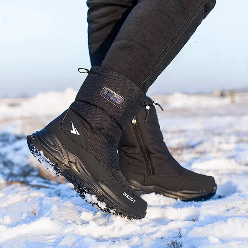 Wasserdichte Winterstiefel Herren Rutschfest Warm
