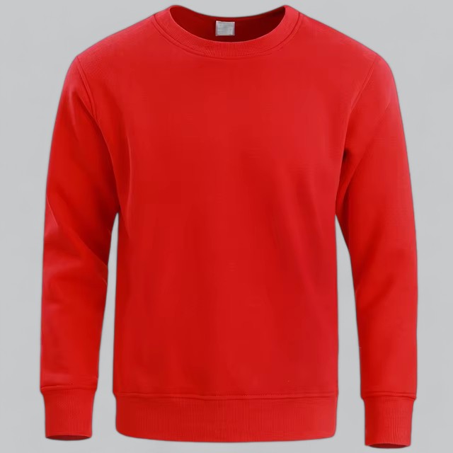 Herren Sweatshirt Langarm Rundhals Modern