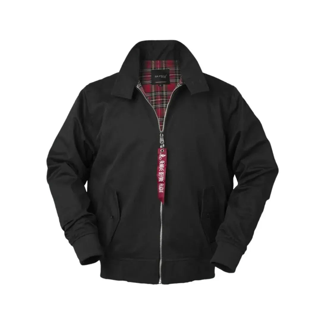 Herren Harrington-Jacke Klassisch Elegante