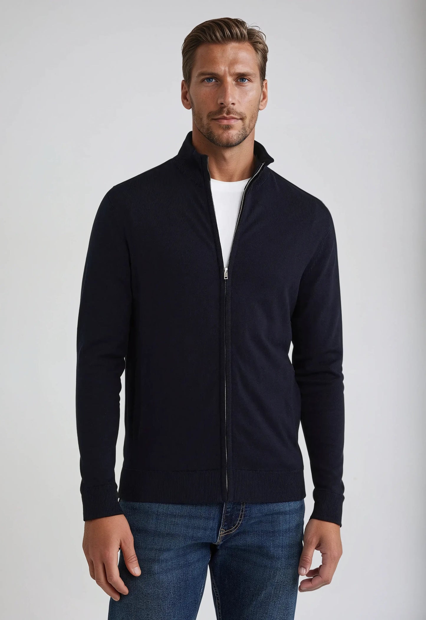 Herren Sweatshirt Langarm Rundhals Bequem - BerlinGlamour