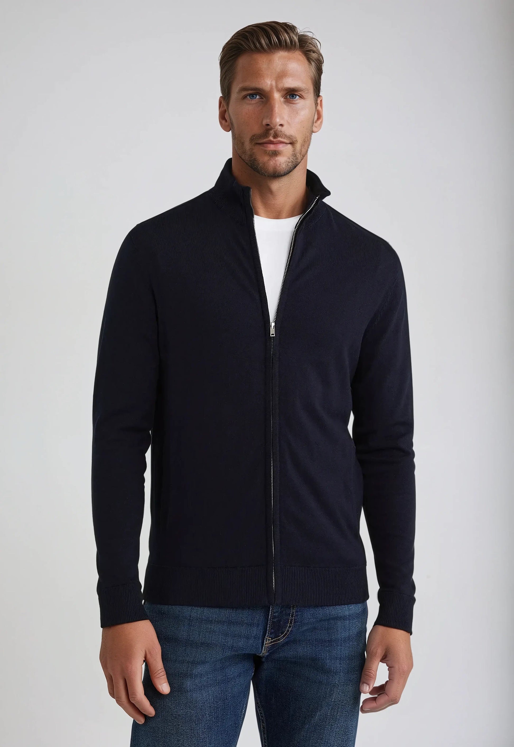 Herren Sweatshirt Langarm Rundhals Bequem - BerlinGlamour