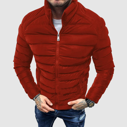 Herren Steppjacke Slim Fit Winterjacke Modern