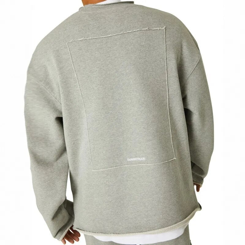 Herren Pullover Bequem Geschnittener Sweatshirt Lounge