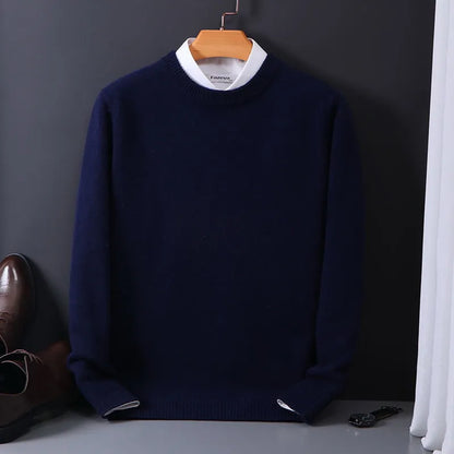 Herren Pullover Klassisch Rundhals Frühling