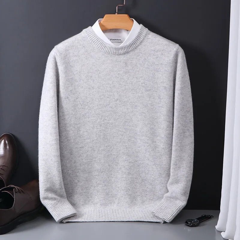 Herren Pullover Klassisch Rundhals Frühling