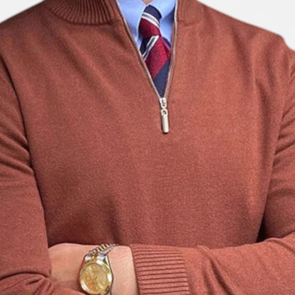 Herren Pullover Frühlingslook Halbzipper Bequem