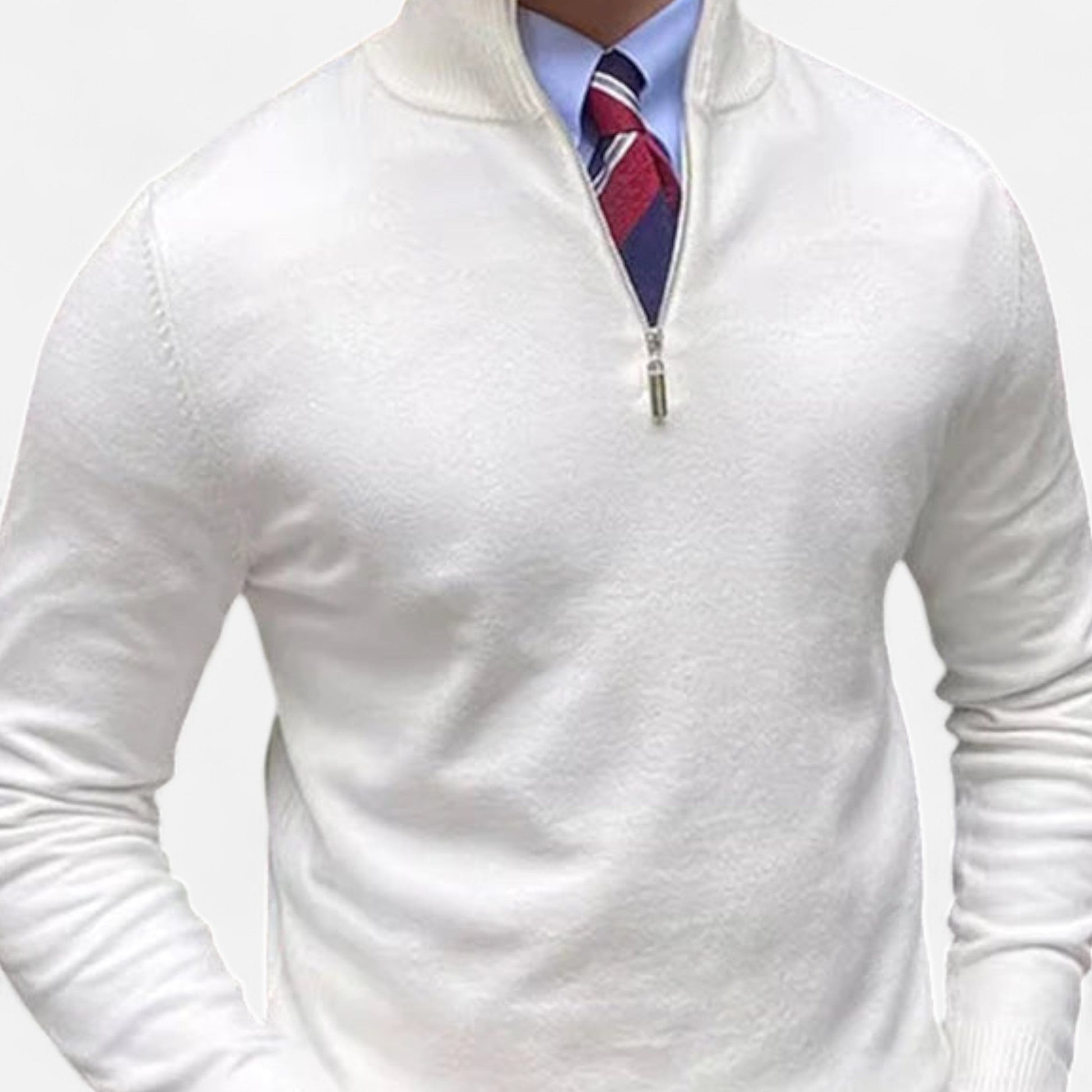 Herren Pullover Frühlingslook Halbzipper Bequem - BerlinGlamour