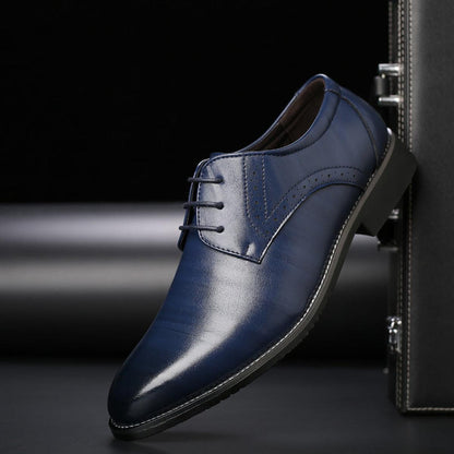Herren Schnürschuhe Zeitlos Elegant Schwarz