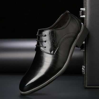 Herren Schnürschuhe Zeitlos Elegant Schwarz