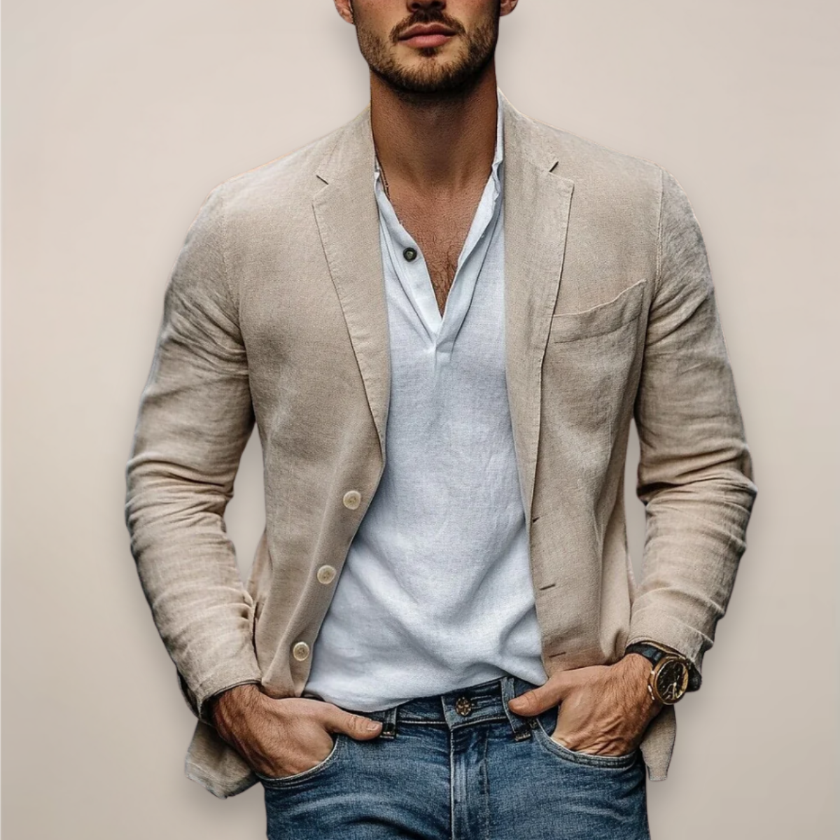 Herren Blazer Sommer Modern Leicht - BerlinGlamour