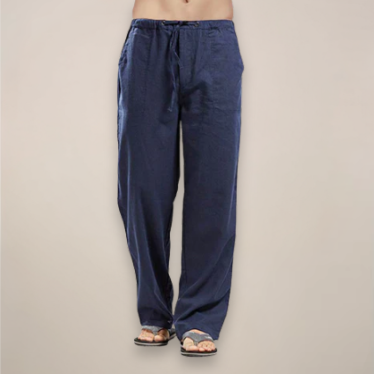 Herren Hose Relaxed Fit Bequem Mit Kordelzug