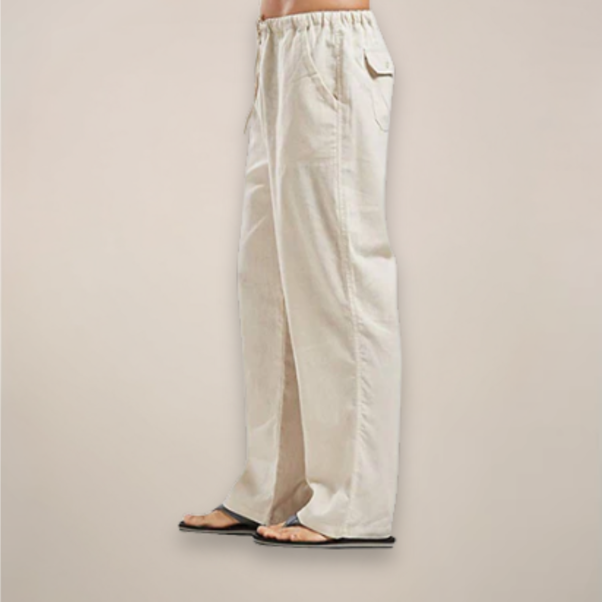 Herren Hose Relaxed Fit Bequem Mit Kordelzug