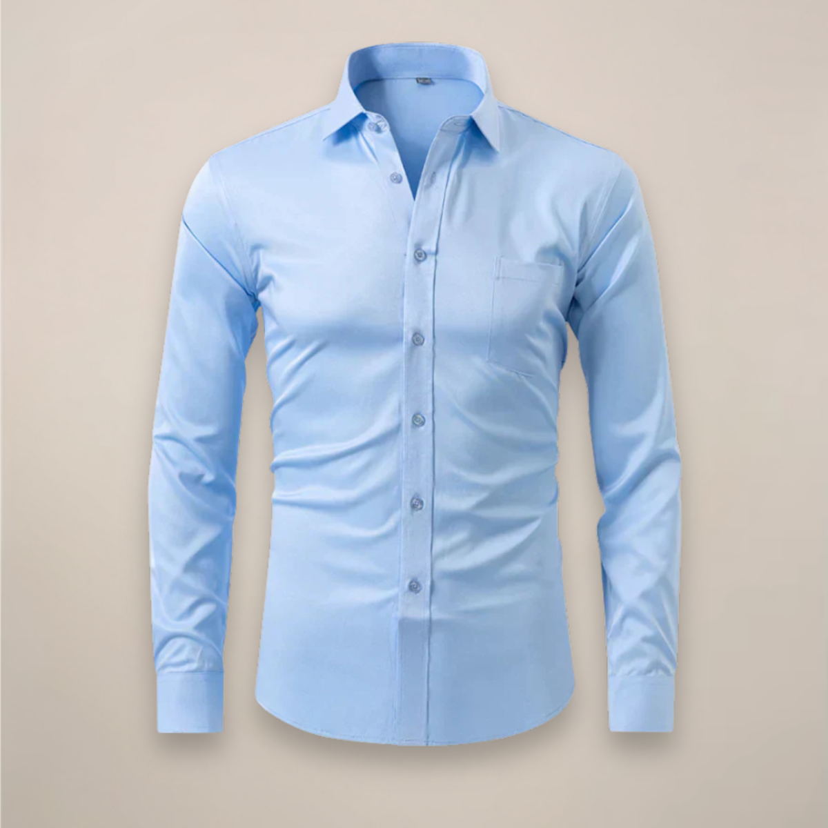 Herren Hemd Frühjahr Slim Fit Tailliert Modern