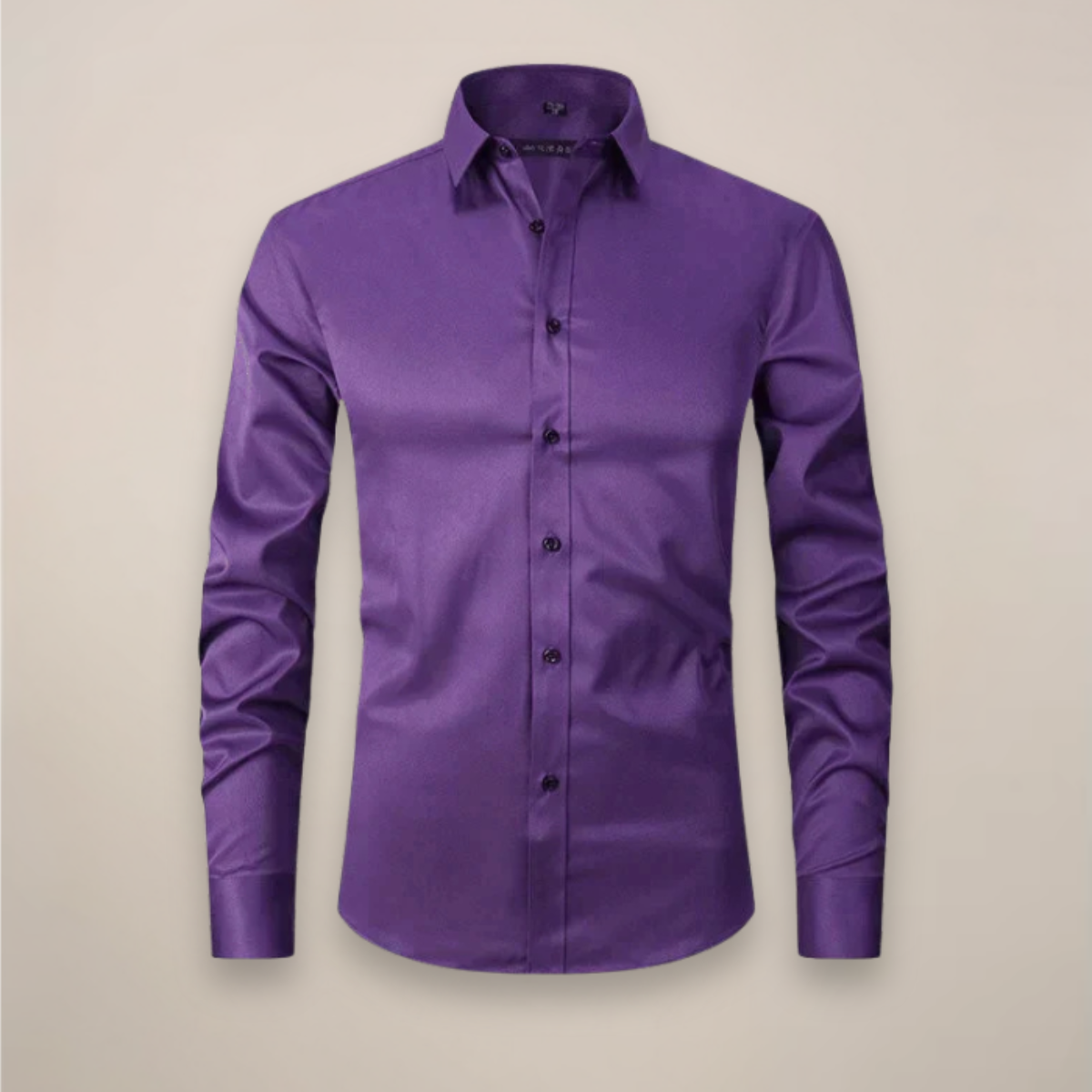Herren Hemd Frühjahr Slim Fit Tailliert Modern