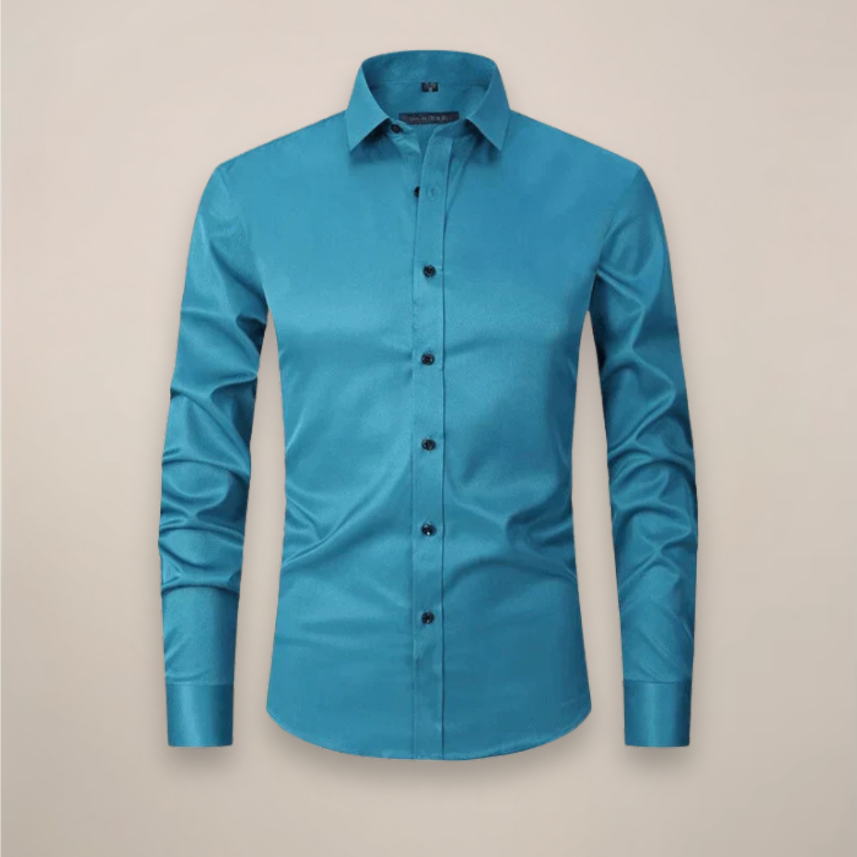 Herren Hemd Frühjahr Slim Fit Tailliert Modern