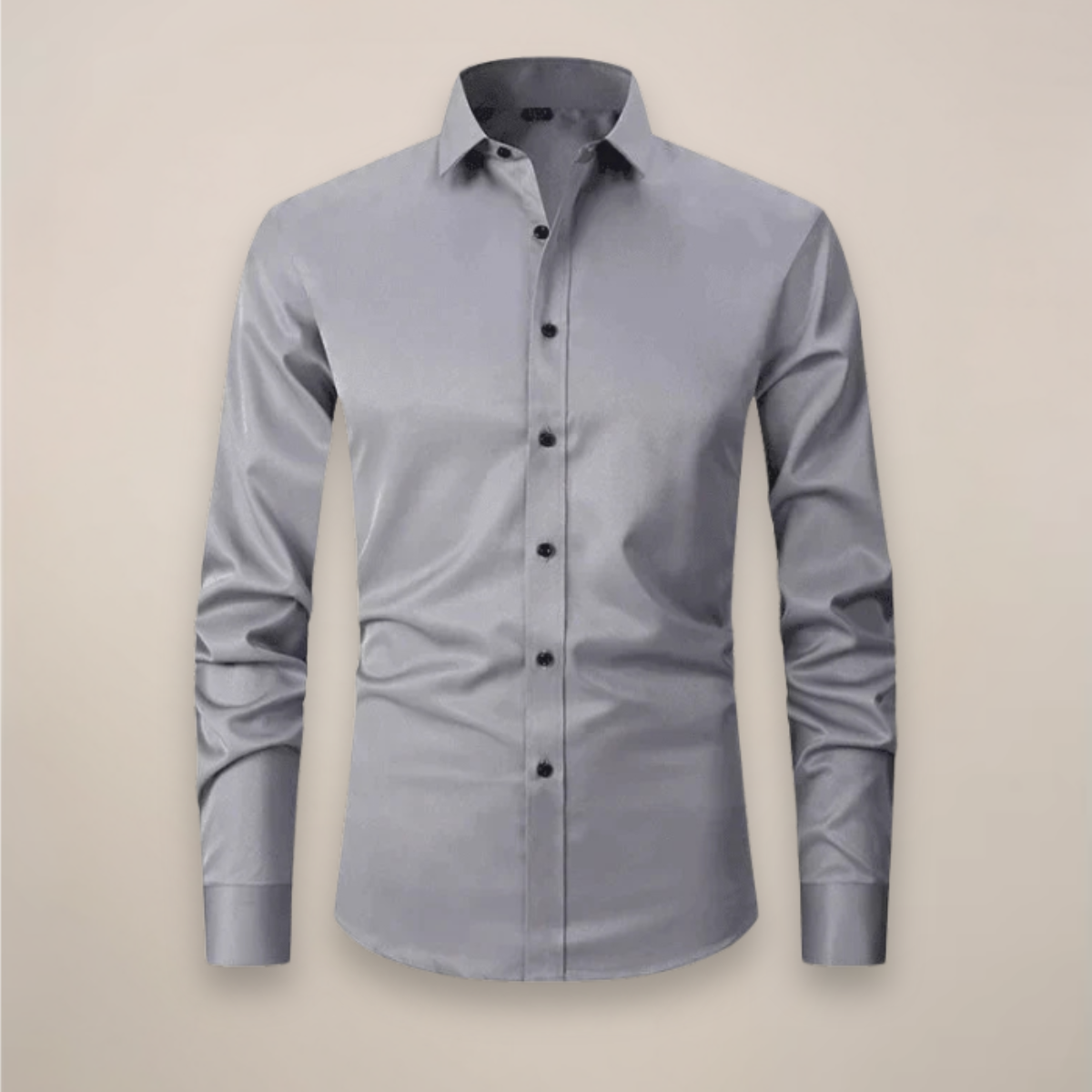 Herren Hemd Frühjahr Slim Fit Tailliert Modern