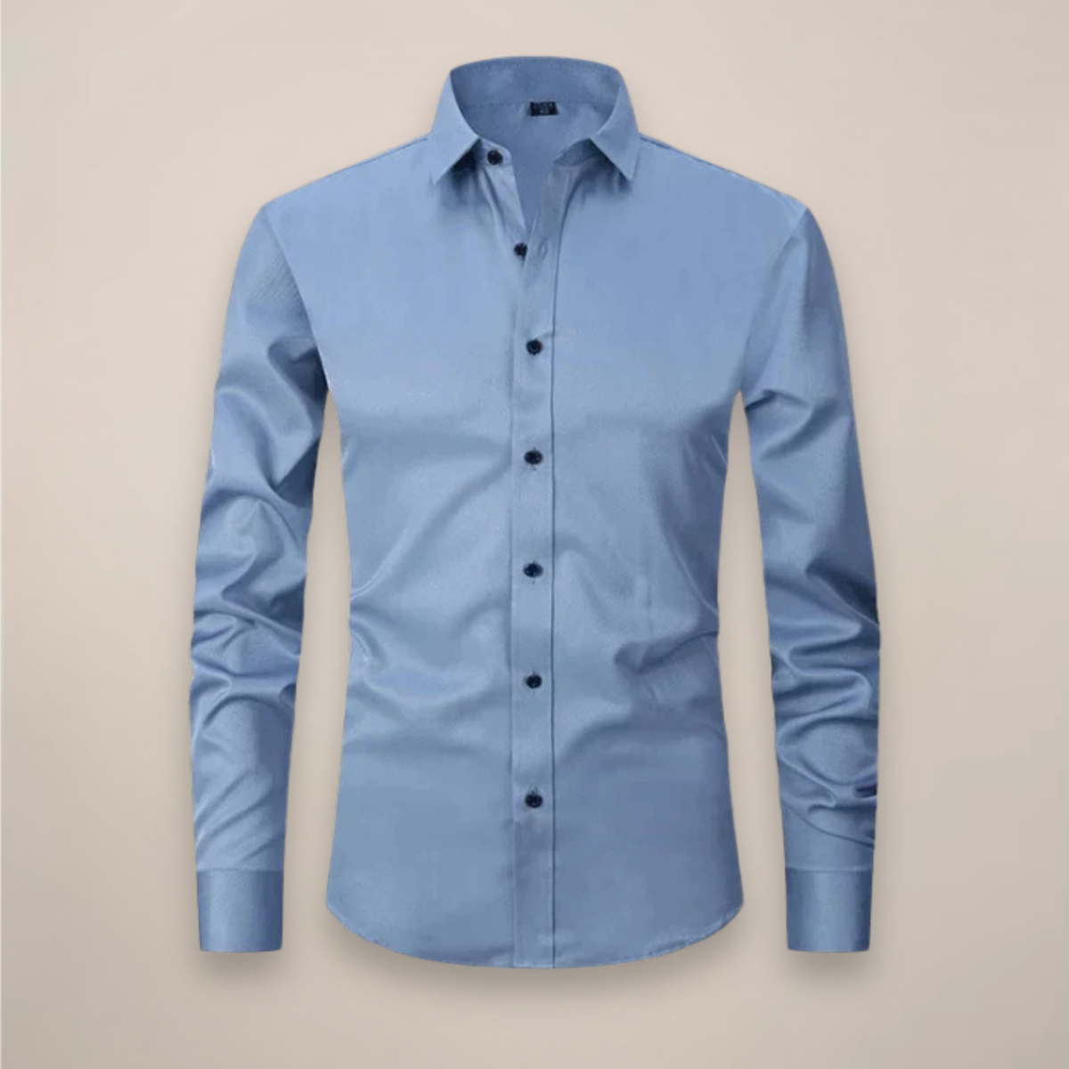 Herren Hemd Frühjahr Slim Fit Tailliert Modern