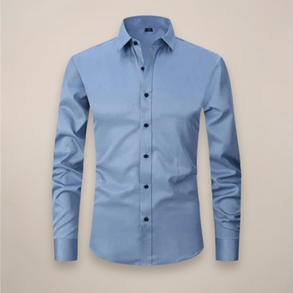 Herren Hemd Frühjahr Slim Fit Tailliert Modern