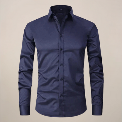Herren Hemd Frühjahr Slim Fit Tailliert Modern