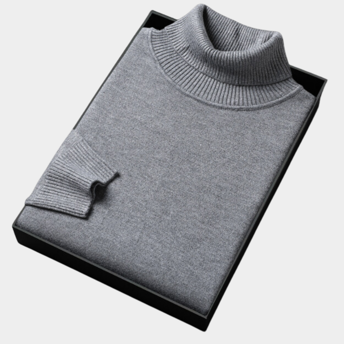 Herren Rollkragenpullover Frühling Leicht Modern