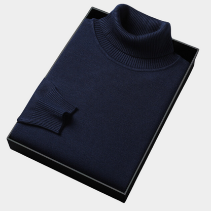 Herren Rollkragenpullover Frühling Leicht Modern